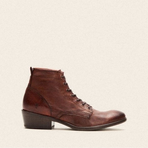 FRYE | Carson Lace Up Boots Women’s Size 6 NWOT - Picture 2 of 8